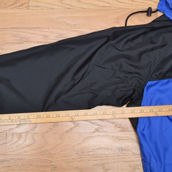 Columbia Sportwear Mens S Hooded Windbreaker Colorblock Radial Sleeve 1990s - Picture 8 of 8